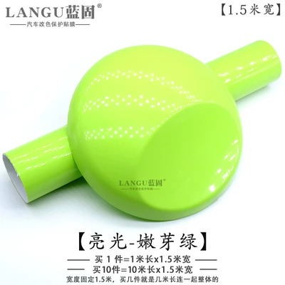 Color Changing Film Motorcycle Electric — Automotive Film - other-bright-bud-green-1m-long-x-15m-wide