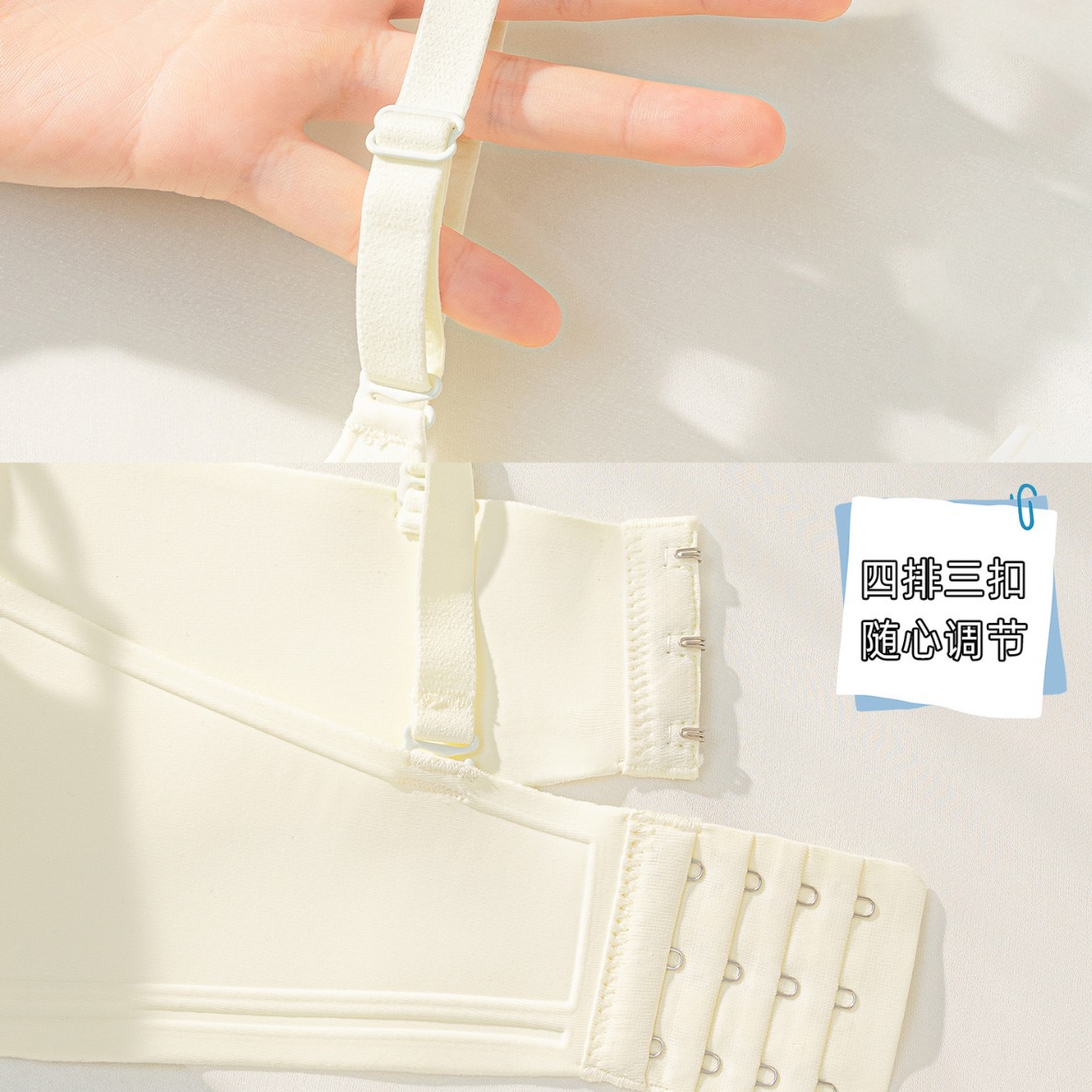 Venta directa de fábrica comercio electrónico transfronterizo Sudeste de Asia Vietnam Tailandia damas pecho pequeño soporte superior sin costuras colección lateral sujetador