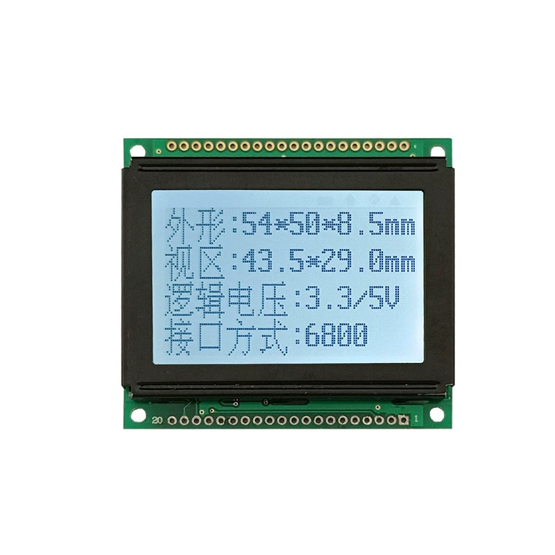 Дисплей LCD размером 2,1 дюйма 12864, модуль LCD COB, модуль LCM, 6800 интерфейс и разъем