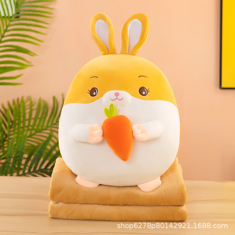 almohada transfronteriza manta muñeca de doble uso siesta de oficina aire acondicionado cojín para niños muñecas de peluche