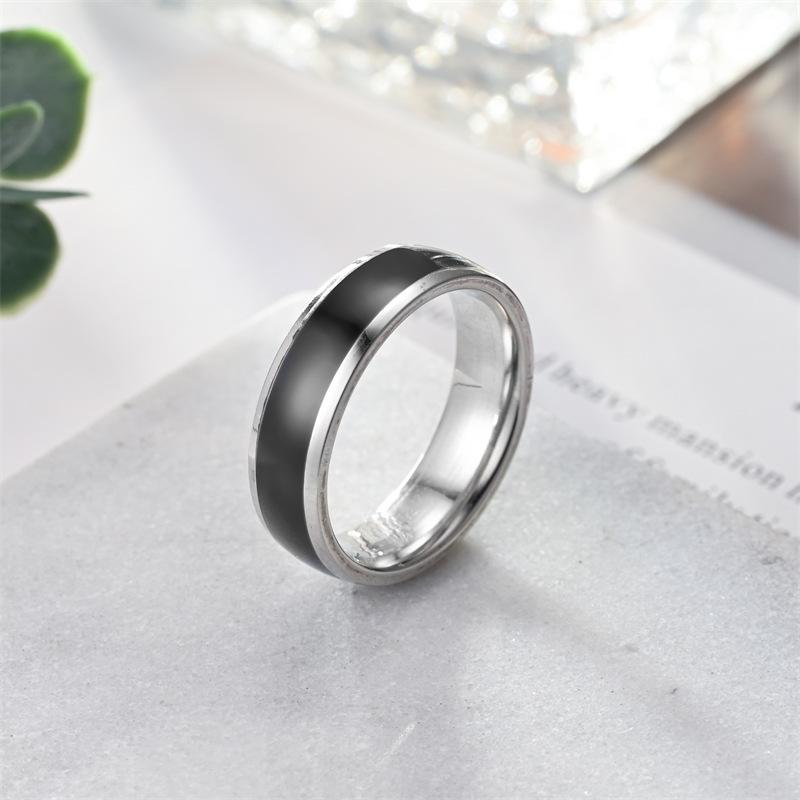 15g Weight Rings Classification 12, 6 Ring Size 1 Piece Quantity Daily, Street Occasion 304 Stainless Steel Material Roman Numeral Pattern All Seasons Season Unisex Gender Plating Design Hip-Hop, Punk Style Hip-Hop Punk Roman Numeral 304 Stainless Steel Plating Unisex Rings Men Band Rings 10