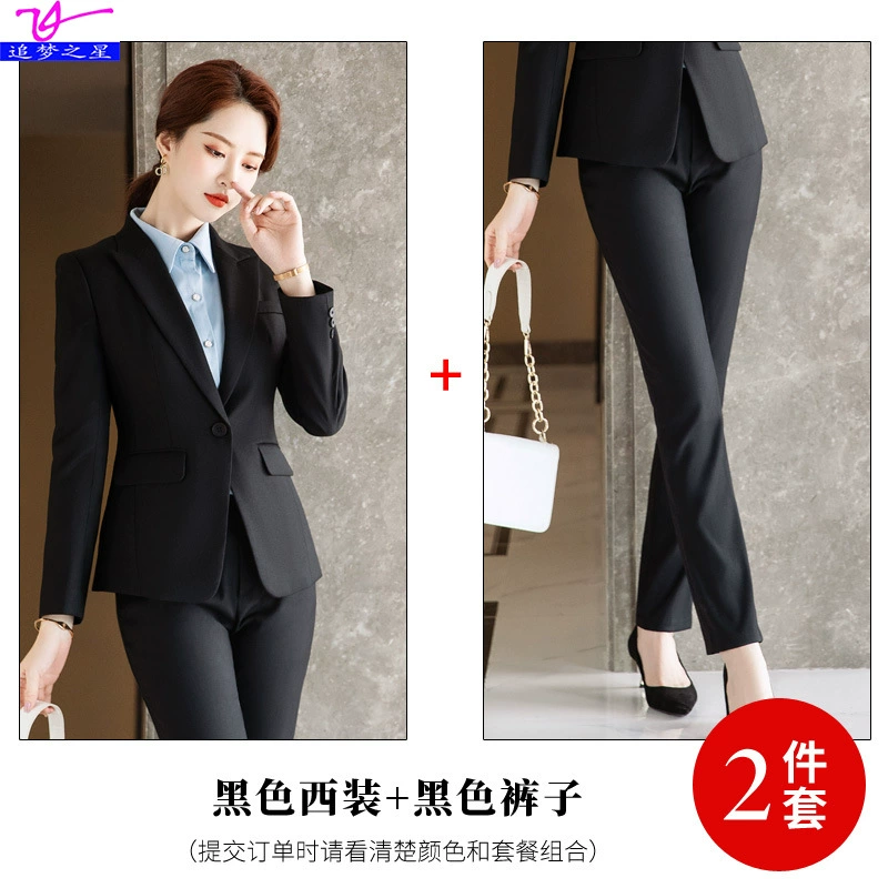 Комплект, модный классический пиджак-suit для офиса для работы, коллекция 2021 года, осень, корейский стиль