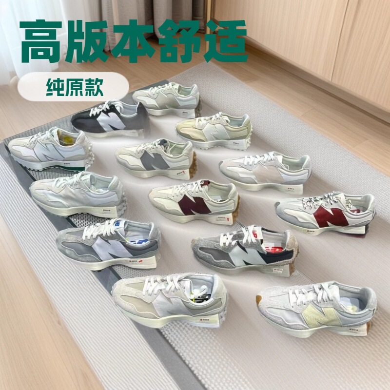 Putian Shoes Pure Original High Version Nb327 Sports Shoes Original Gray Retro Casual Thick Sole Nb530 Men's and Women's Running Shoes