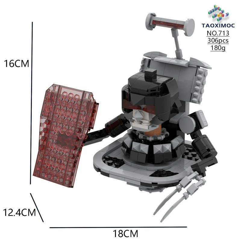 Toilet Constructor Watch: Children's Smart Toy Minifigure Kit - 504pcs, Educational Building Fun by Other