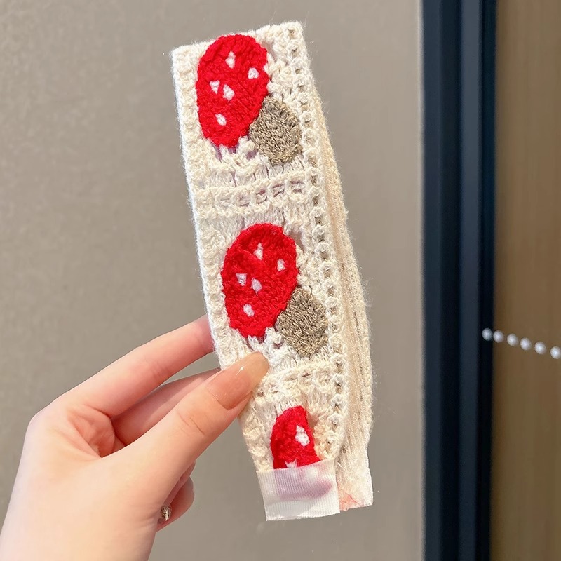 2025 nuevos niños velcro bandas de cabello accesorios de cabello acabado artefacto de cabello de verano para niñas frangeas adornadas correa de cabello