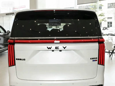 Suitable for Wey Gaoshan 7/8/9 Blue Mountain V9X Blackened Car Logo Wey Black Warrior Modified Car Logo Decoration (Car logo) - universal-coverage-model-wey-rear-emblem-glossy-black