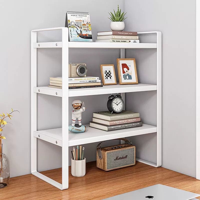 Настольная книжная полка для хранения и организации, настольная многослойная полка, студенческий стол в общежитии, офисный стол, стеллаж для хранения