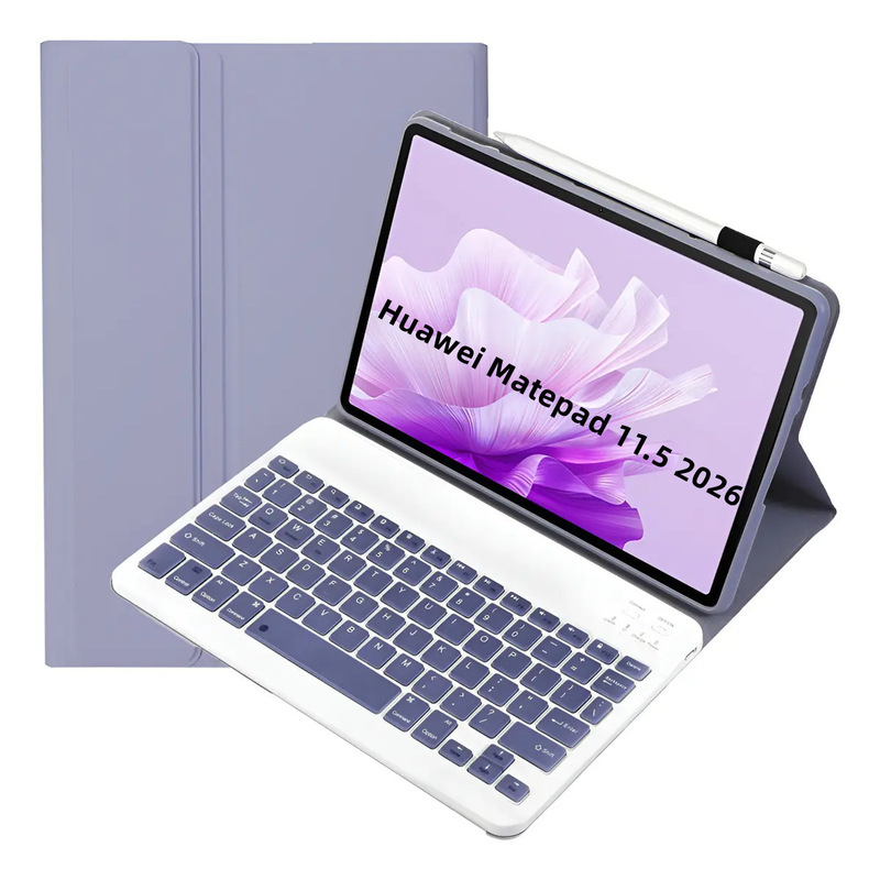 Suitable for 2026 Huawei Matepad 11.5 Tablet Protective Case Se11.5S Bluetooth Keyboard Leather Case with Magnetic Detachable Design Suitable for 2026 Huawei Matepad 11.5 Tablet Protective Case Se11.5S Bluetooth Keyboard Leather Case with Magnetic Detachable Design