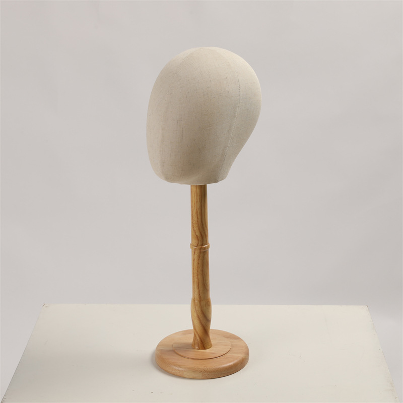 Soporte de Cabeza de Maniquí para Sombreros y Pelucas de Terciopelo para Escaparates