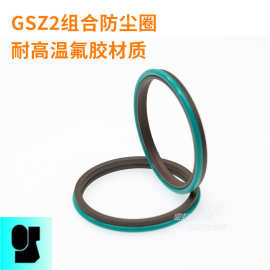 GSZ2型四氟组合防尘圈 耐高温氟胶材质 内径100mm以上