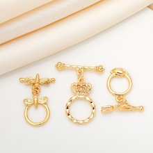14K����僽�ɫ��Ʒ�ʹ�OT��diy�ֹ����������ë���朽ӿ��^