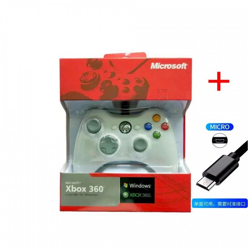 XBOX360 Gaming Stick Mango inalámbrico con cable Anfitrión de computadora Vibración USB Unidad gratuita STEAM universal