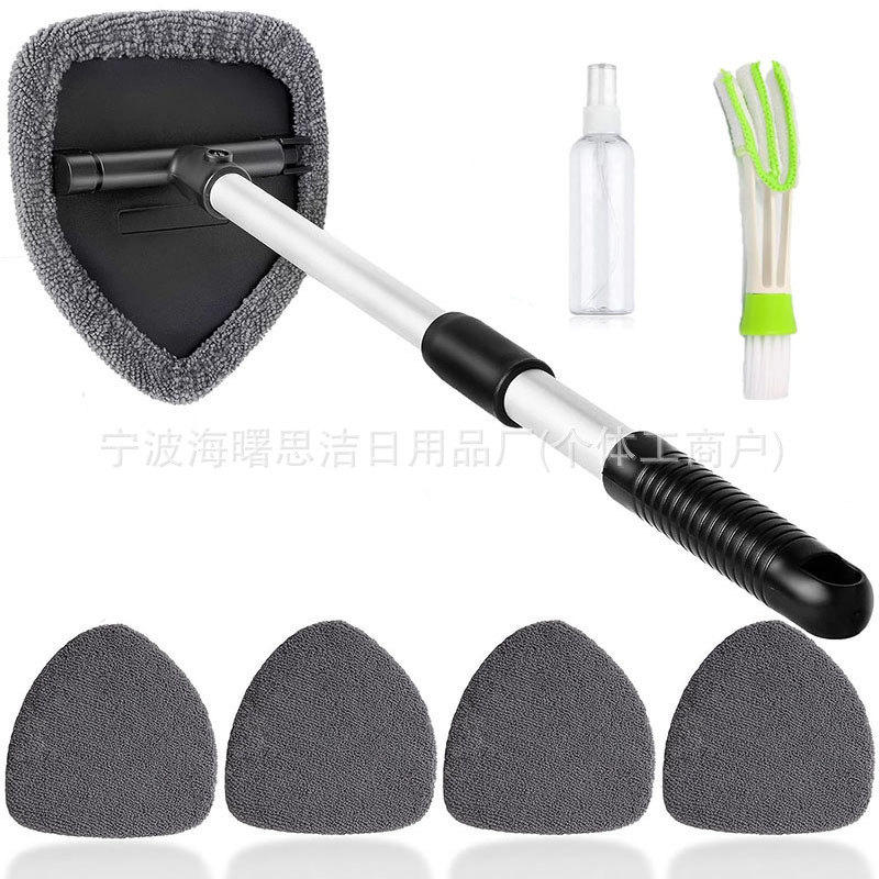 1세트 (오각형 스펀지 손잡이 + 회색 천 커버 5개 + 디테일 브러쉬 + 스프레이 병)