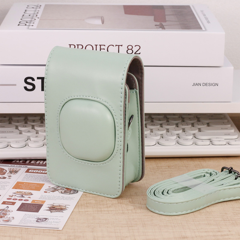 Polaroid Suitable for Fuji Leather Case Polaroid Mini Liplay Camera Bag Retro Protective Cover Pu Camera Bag
