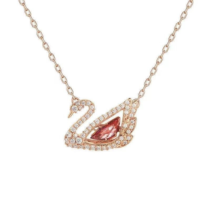 Swarovski, лебедь, ожерелье, подвижный кристаллический подвес, цепочка для ключей сумки, оптовый