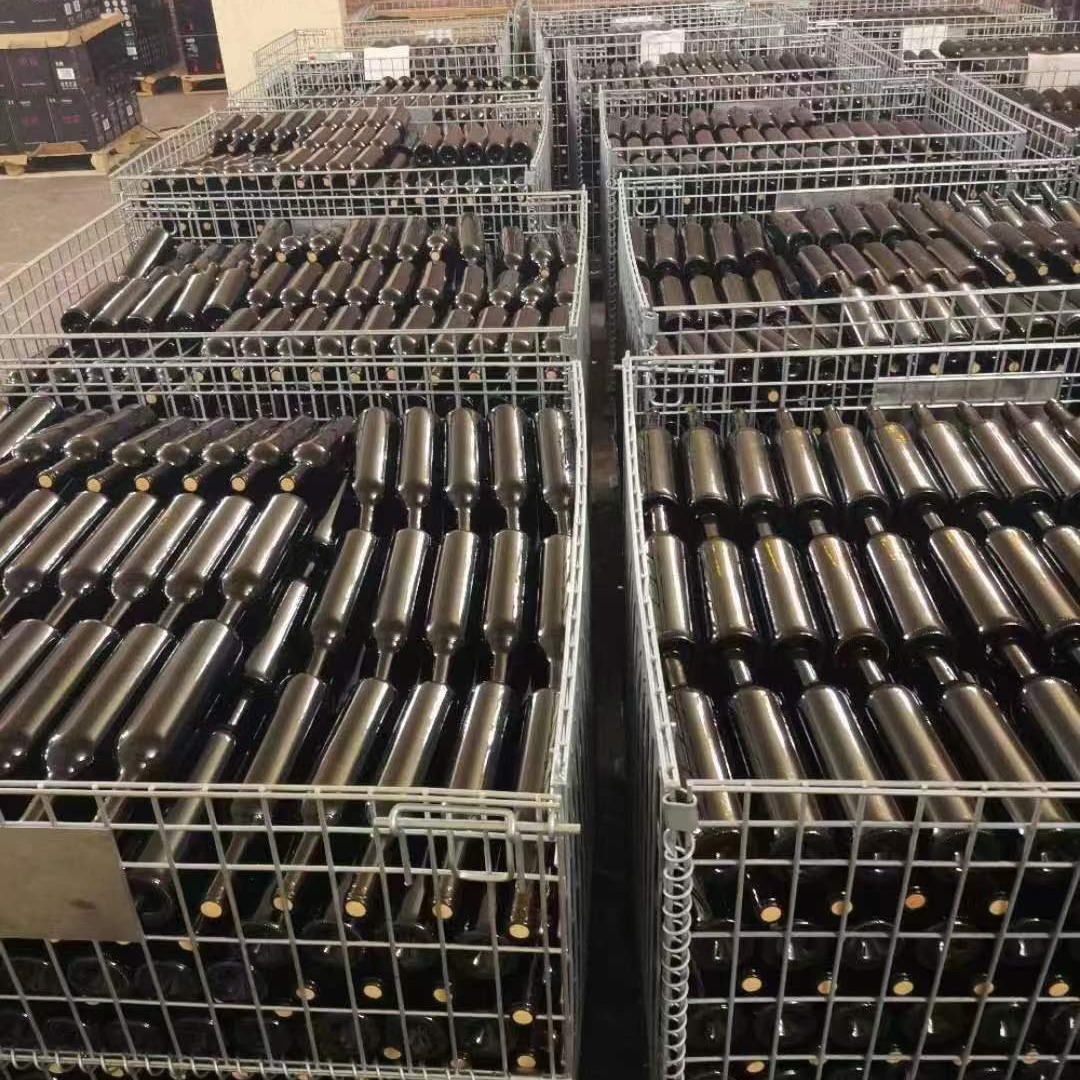 装红酒瓶仓库笼(厦门仓储笼)；厦门仓储笼网上销售！
