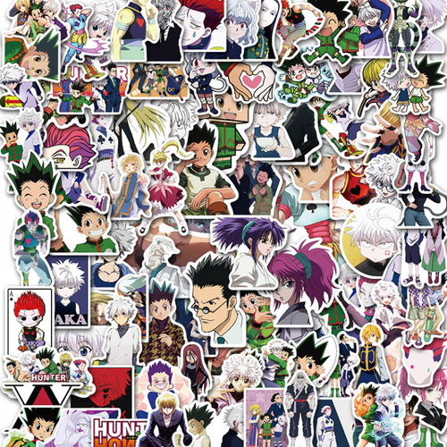100 pieces of Japanese cartoon Hunter x Hunter graffiti stickers luggage decoration DIY cartoon sticker 