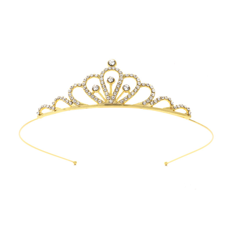 Diadema con Corona de Princesa Infantil de Metal Galvanizado para Cumpleaños y Fiestas image 66