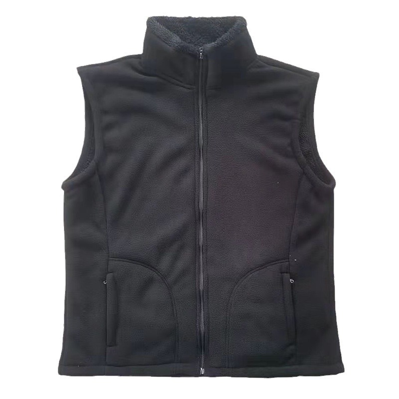 Universal casual comfortable insulated vest with zipper with hood