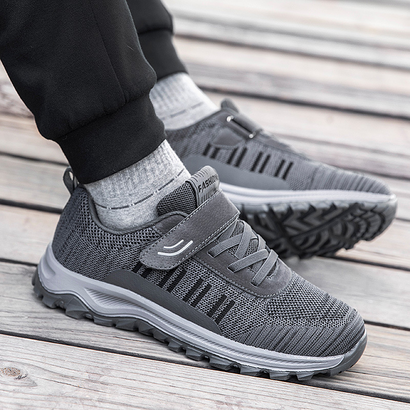 Spring and autumn season the elderly leisure time ventilation Walking shoes Middle and old age outdoors men and women lovers Same item the elderly gym shoes
