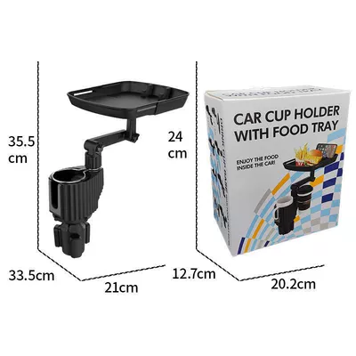 New cross-border car-mounted dining table, beverage and coffee storage rack, small dining table, food storage rack, cup holder (Car cup holder/beverage holder) - multifunctional-car-storage-bracket-a01-multifunctional-car-storage-bracket