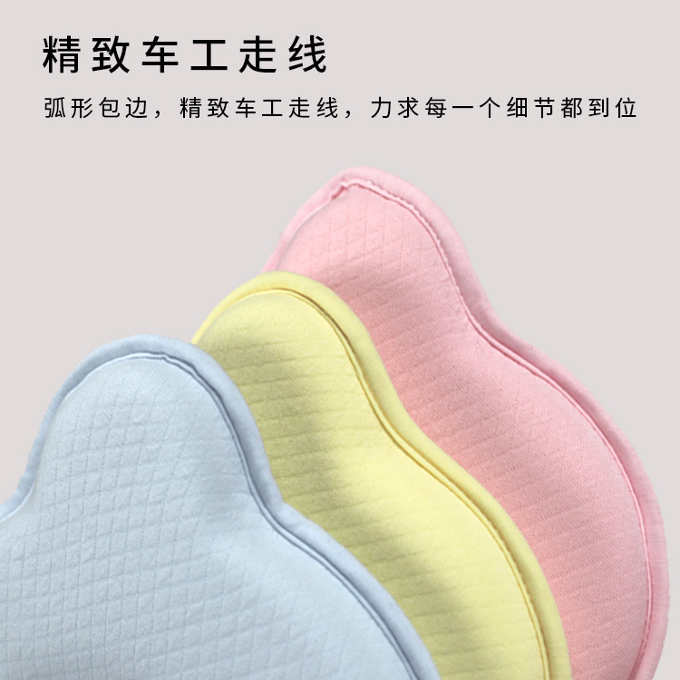 En stock bebé que forma la almohada de espuma de memoria almohada núcleo niños recién nacidos cabeza anti-Desviación Corrección almohada bebé suministros maternos e infantiles