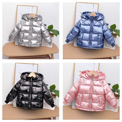 2023 new autumn and winter children's clothing children's down cotton coats for boys and girls hooded Korean style coats thickened bread coats