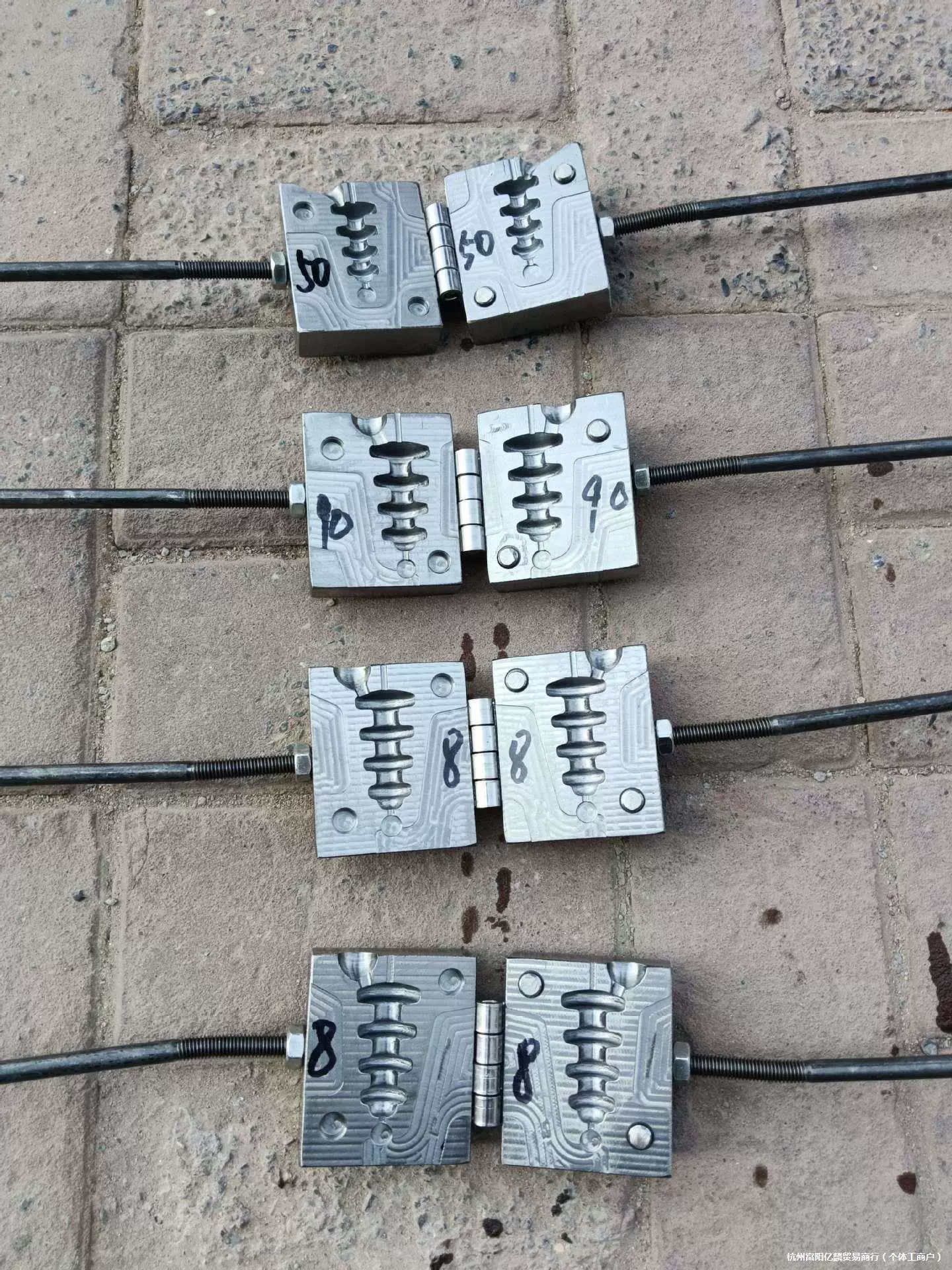 Форма для грузил из свинца, башенная форма для стальных грузил из свинца.