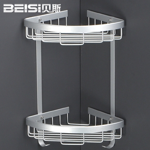 Thickened Bathroom Tripod Bathroom Storage Rack Toilet Bathroom Bathroom Storage Toilet Wall Hanging Without Punching