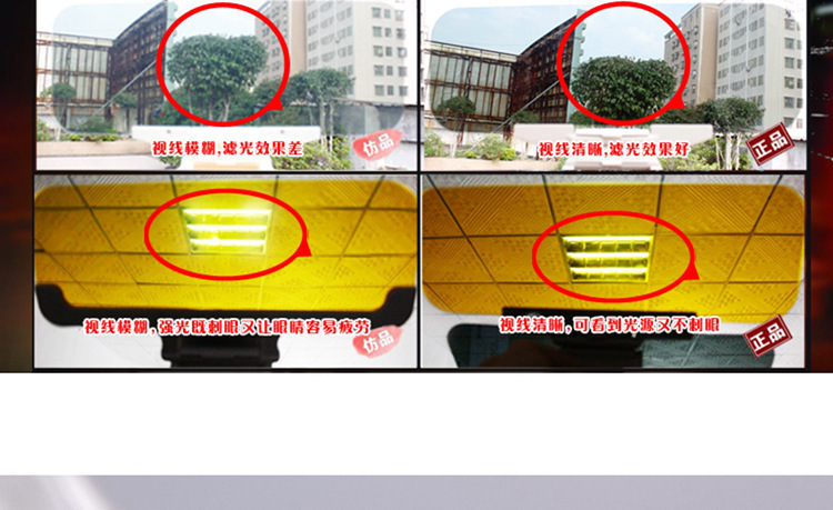 Night Vision Sun Visor Driver Anti-Glare Goggles Car Anti-High Beam Artifact Day and Night Dual-Use Foreign Trade