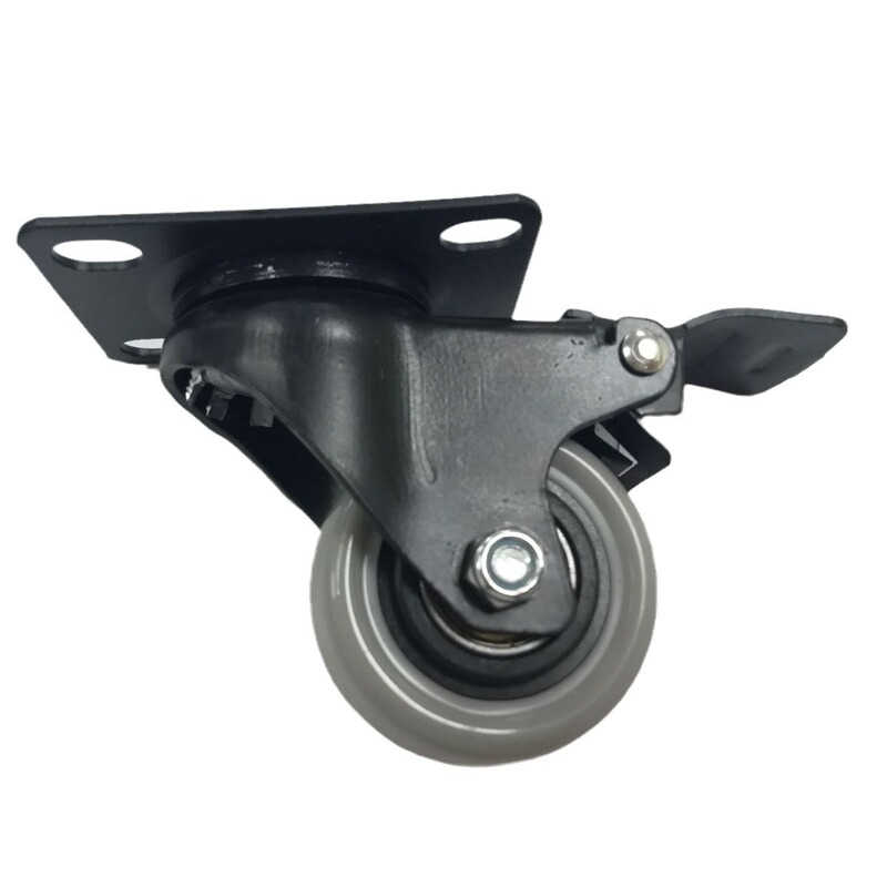 Factory direct sales with brake gold drill wheel flat live fixed industrial wheel speaker wheel universal swivel chair furniture industrial casters