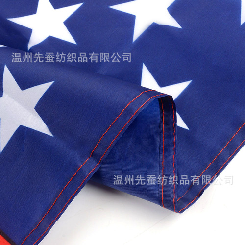 90*150cm American flag manufacturer 3*5ft polyester flag cross-border supply America flag wholesale