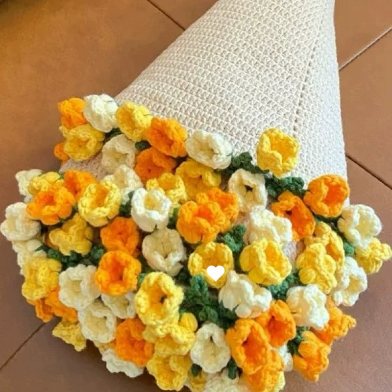 Плетеный пуховик, набор материалов, клубок пряжи, handmade, розы, букет, цветочный
