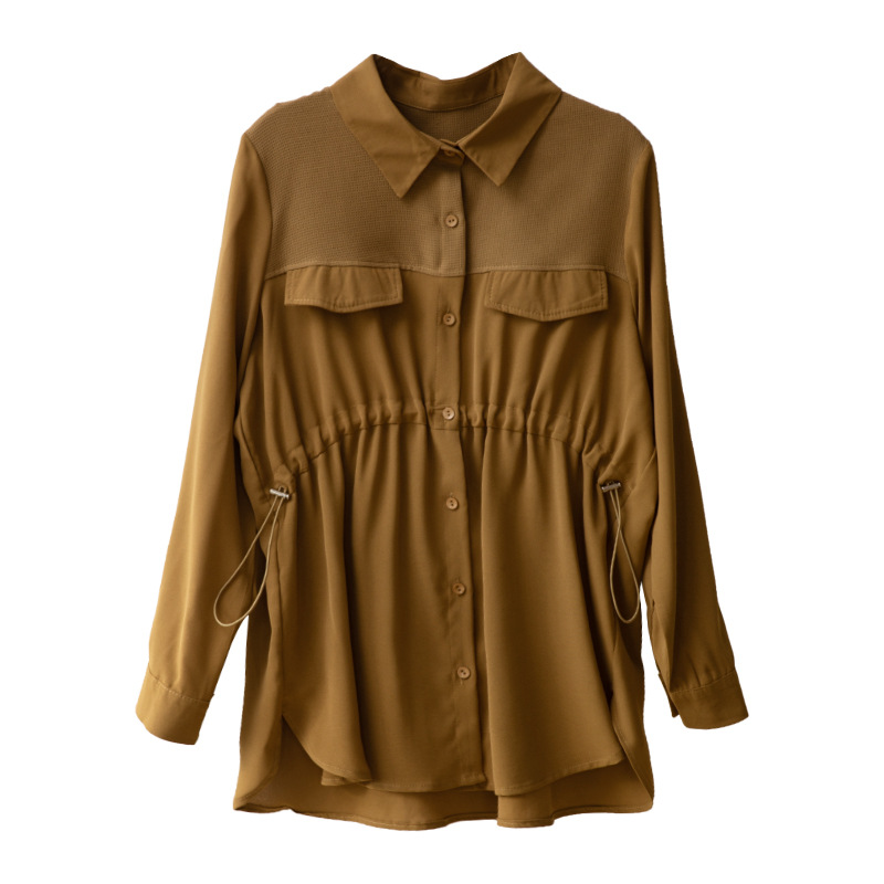  秋  S-4XL 大きいサイズ シャツ/ブラウス