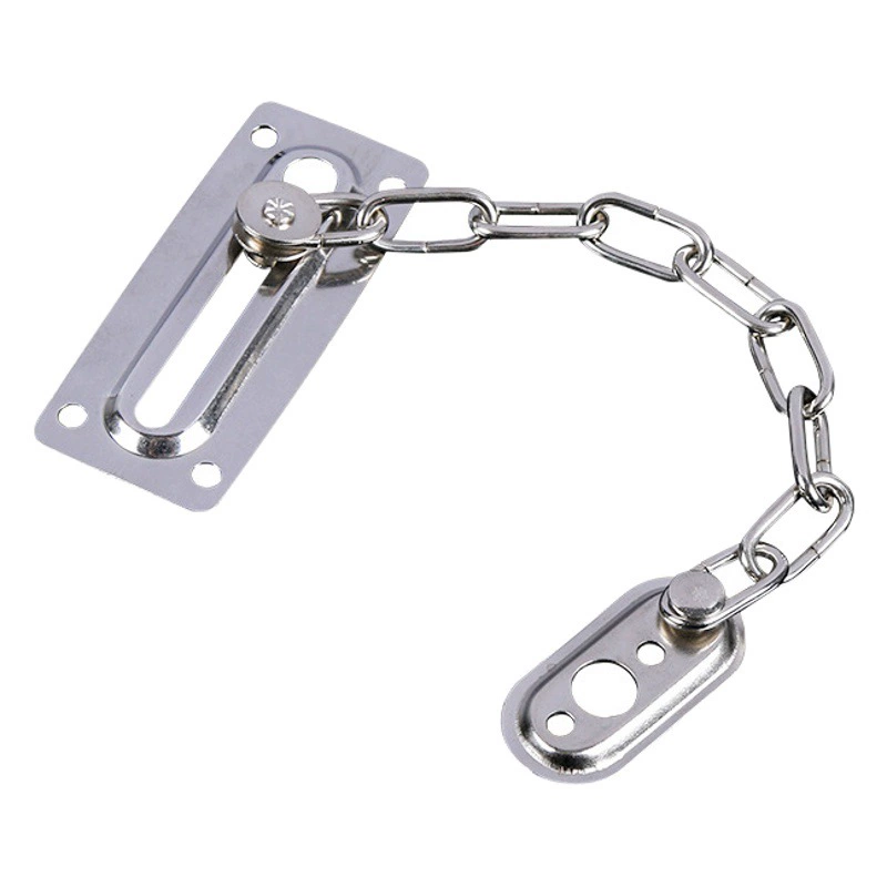 Противоугонная цепь из нержавеющей стали утолщенная дверная цепь дверной болт защелка замок Пряжка цепь 9 колец цепь шкафа ограничение цепи коробки 8 кольцевых цепей