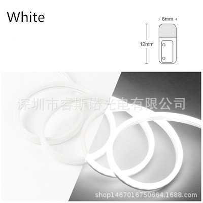 5V12V24V luz de neón con LED barra de luz de silicona una luz un corte 6*12 publicidad estilo impermeable color