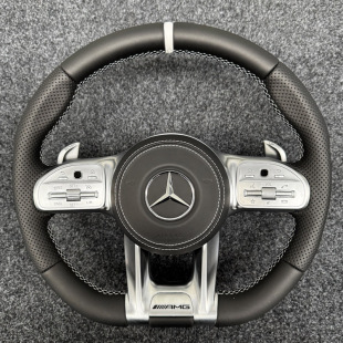 Suitable for Mercedes-Benz Amg Dragonfly Style Steering Wheel Leather Assembly Steering Wheel Mercedes-Benz Car Steering Wheel Export