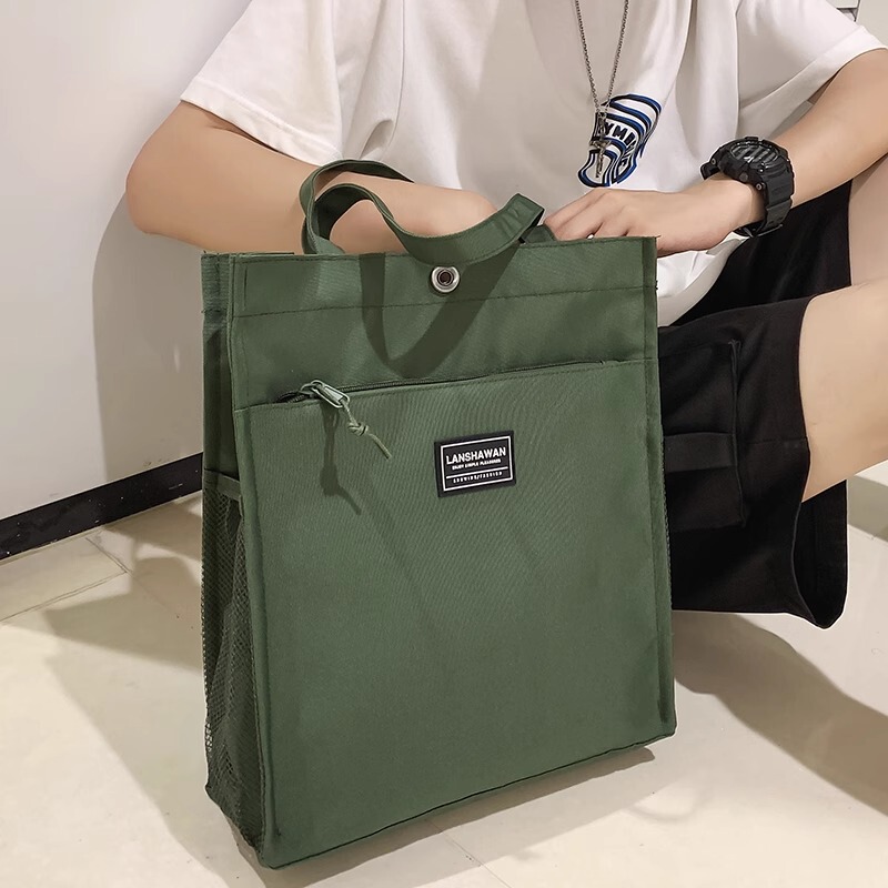 Canvas Bag Large Capacity Men's Handbag Casual Simple Men's Commuter Tote Handbag File Bag Shoulder Bag Canvas Bag Large Capacity Men's Handbag Casual Simple Men's Commuter Tote Handbag File Bag Shoulder Bag