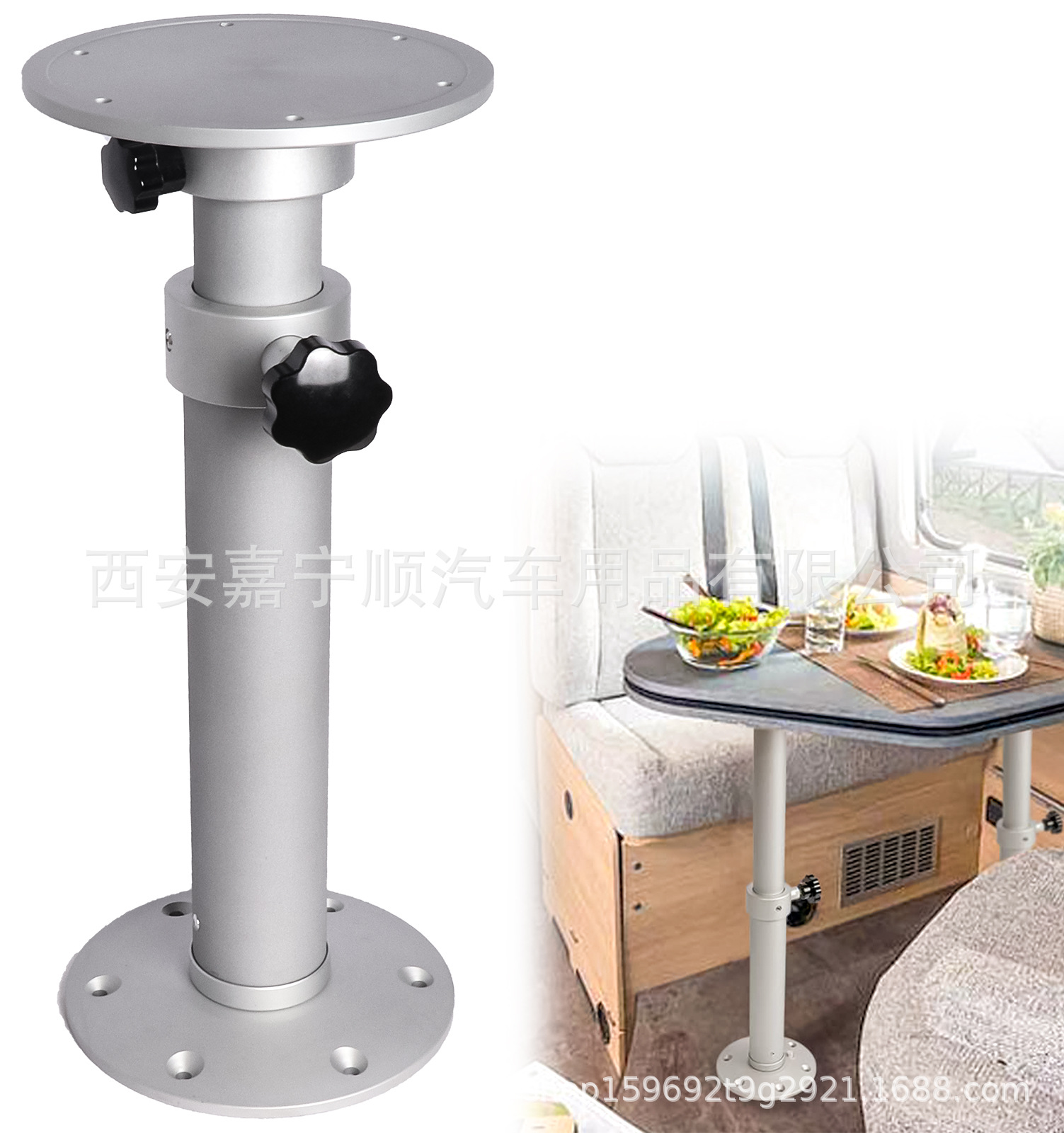 Casa de motor de elevación fácil de quitar las piernas de la tabla de la nave del yate piernas telescópicas de la tabla convenientes para toda clase de elevación de aluminio de la casa de motor