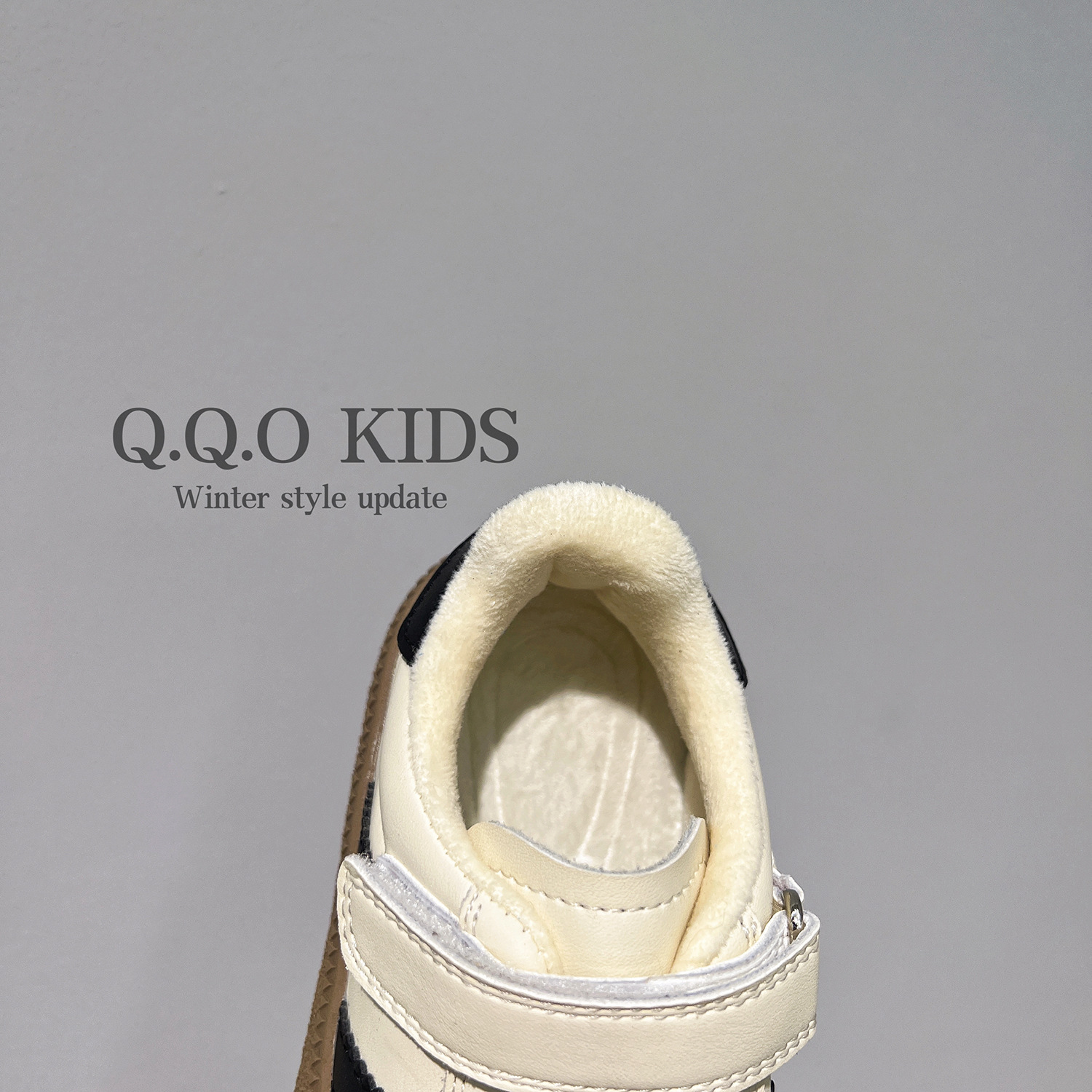 QQO Scarpe per bambini 2023 Autunno e Inverno Nuovi bambini Scarpe basse da tavolo Scarpe casual da ragazzo Moda per ragazze peluche_voghion.com