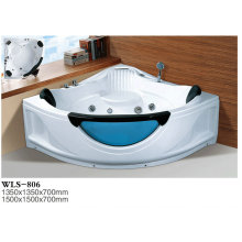 智能恒温SPA亚克力扇形双人独立式冲浪按摩五件套浴缸806定制