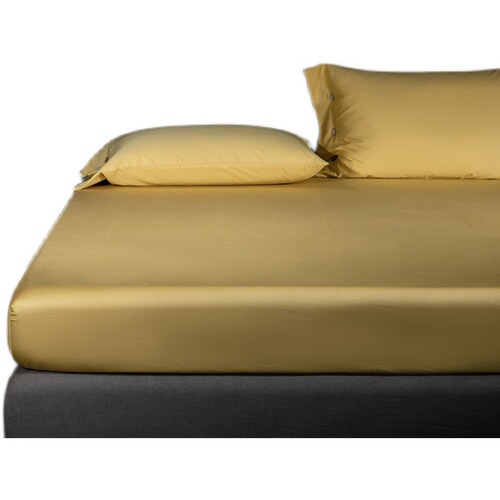 [Broken Code] 100 Count Fitted Sheet Single Piece Class A Full Cotton Long Staple Cotton Bed Simple Cotton Mattress Cover Bedspread Four Seasons