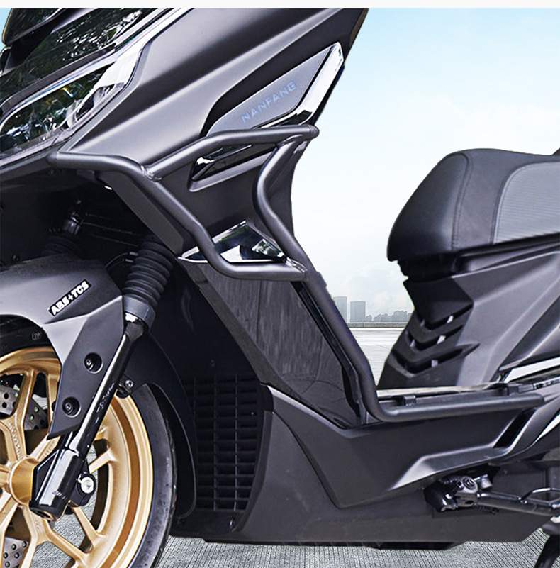 Suitable for Southern Flying Shark 150 Scooter Bumper Exhaust Bar Front and Rear Full Surround Guard Bar Anti-Fall Bar Modification Parts