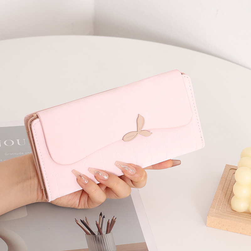 2025 New Women's Wallet Long Wallet Female Ins Trend Japanese Style Style Small Fresh Multi-Card Slot Clutch Bag Wholesale
