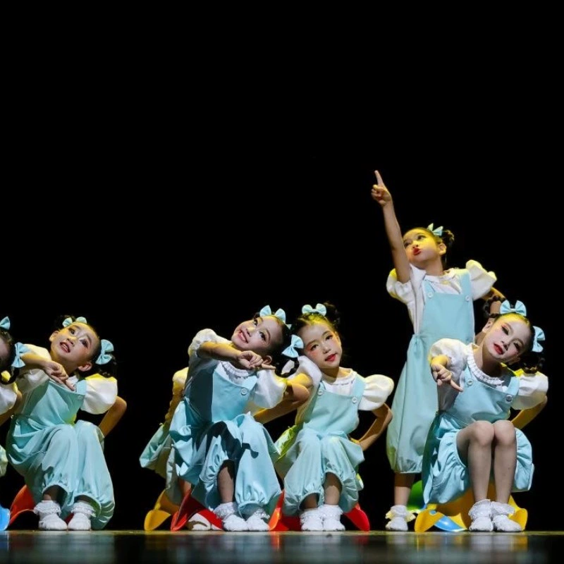 Двенадцатый стиль Xiaohuo первого класса. Я не боюсь выступать в одежде, прощай, танцевальная одежда для детского сада, юбка-пачка, одежда для выступлений.