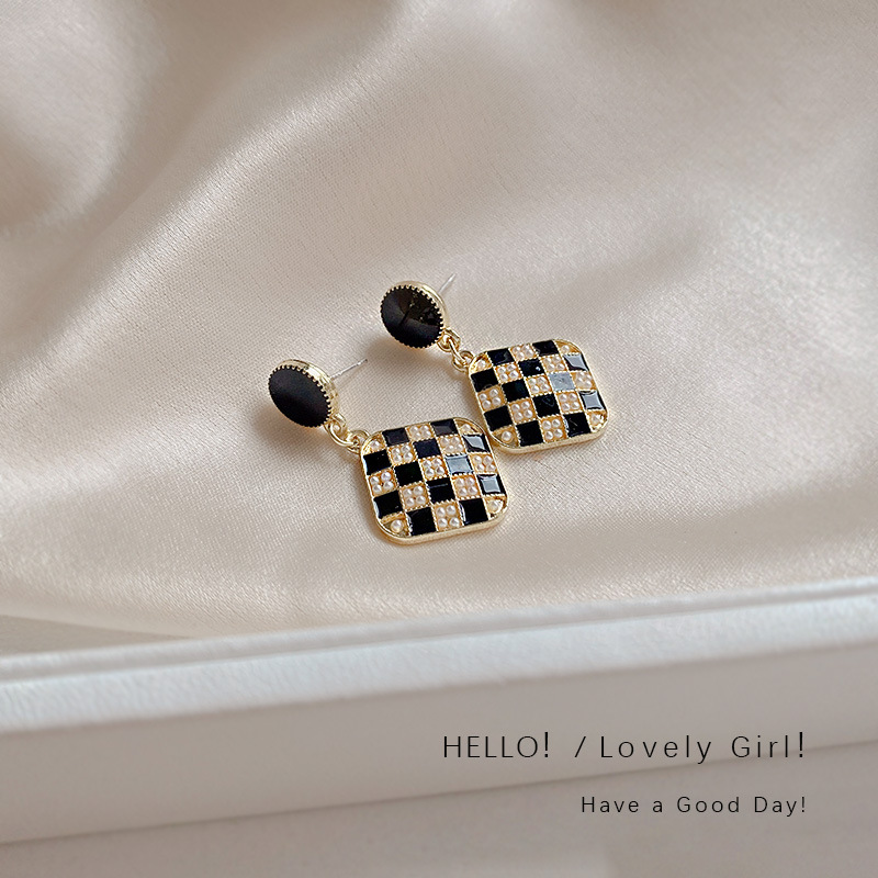 Fashion Flower Bow Knot Sterling Silver Inlay Artificial Gemstones Earrings 1 Pair