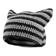C 33734 Demon Stripe Knit Hat С��ħ��֯ñ ����ѷŷ���羳
