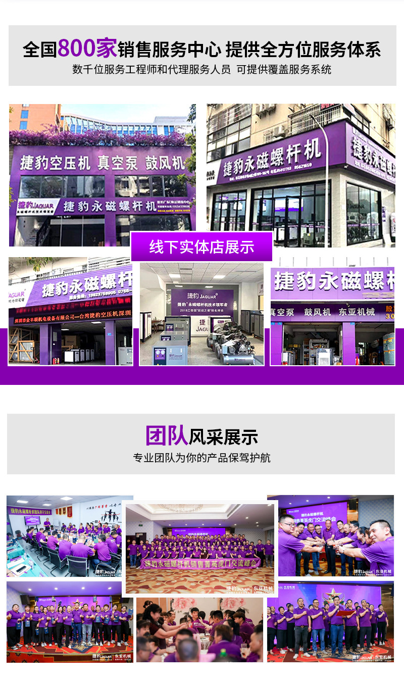 Jaguar Permanent Magnet Variable Frequency Screw Machine 15Kw Fuxing Es Series 20 Hp Screw Air Compressor Dongguan Wholesale