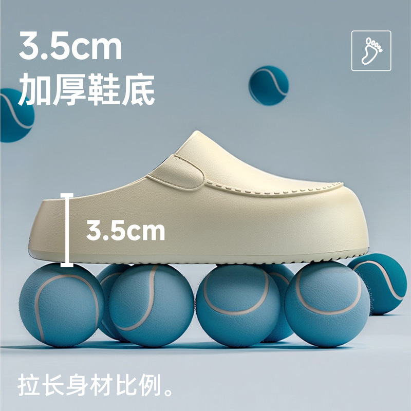 厨师鞋女式秋冬新款暴走不累脚足弓防滑防水防油污外穿舒适凉拖鞋|undefined