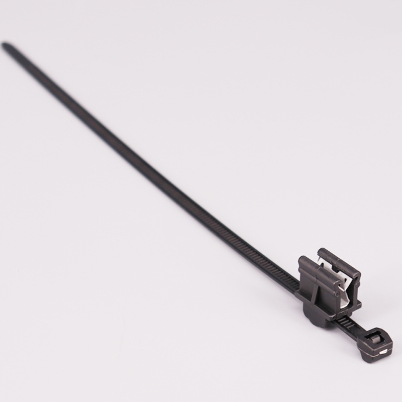Car iron card cable tie movable car cable tie plate thickness 1-3mm plate edge buckle cable tie metal card